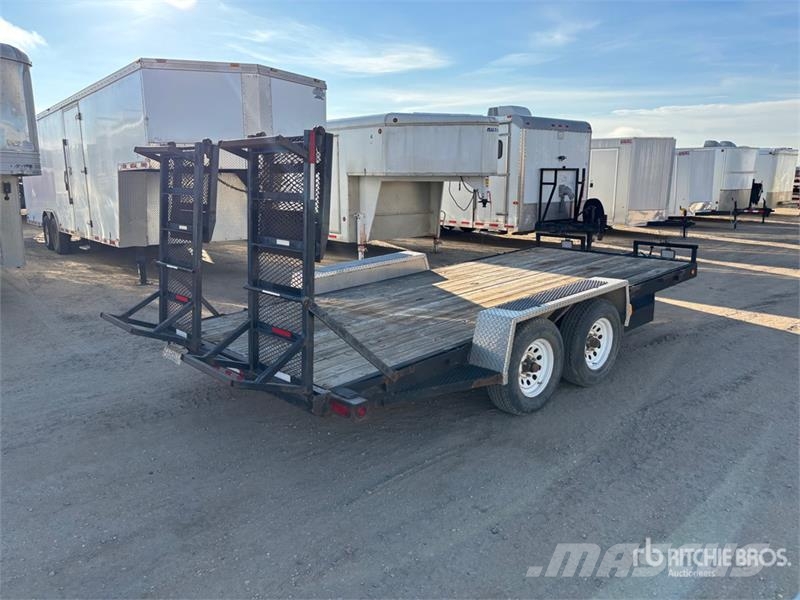 Ubuilt 16 ft T/A Equipment Trailer Auto pārvadāšanas treileri