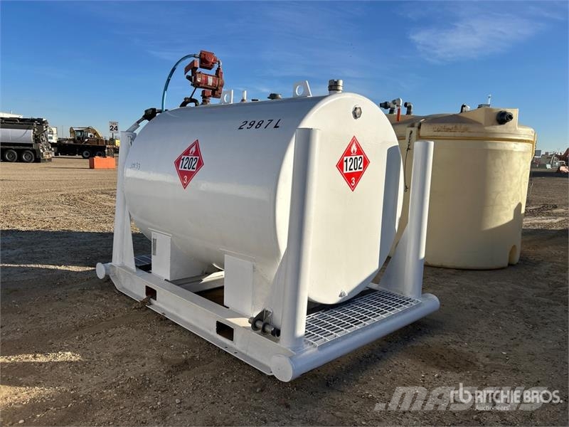 ULC 2987 L Skid Mounted Steel Fuel Tank Brandstof-en toegevoegde tanks