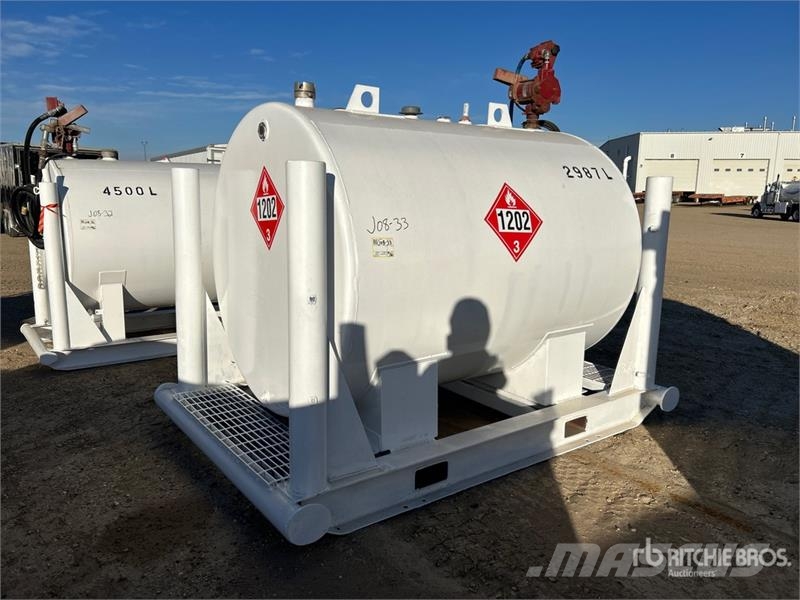 ULC 2987 L Skid Mounted Steel Fuel Tank Brandstof-en toegevoegde tanks