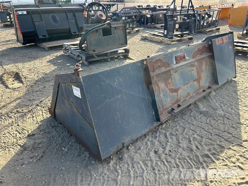 Uncle Wiener's 100 in Snow Bucket Skid Steer Bucke دلاء