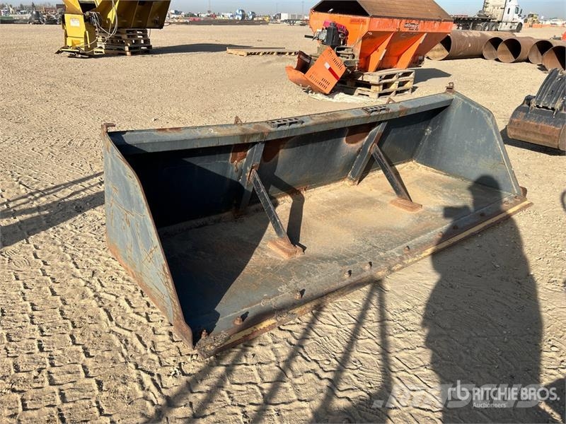 Uncle Wiener's 100 in Snow Bucket Skid Steer Bucke دلاء