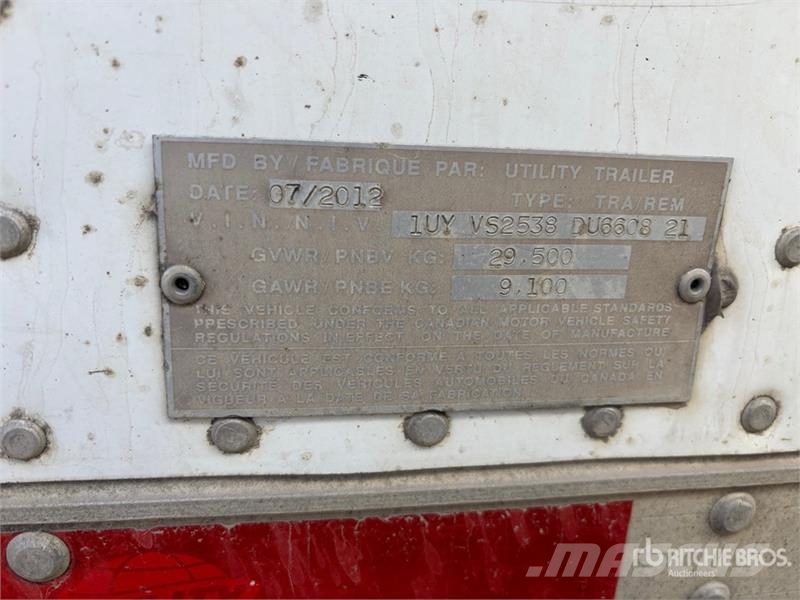 Utility 3000 53 ft x 102 in T/A Refrigerated Trailer Semi remorque frigorifique
