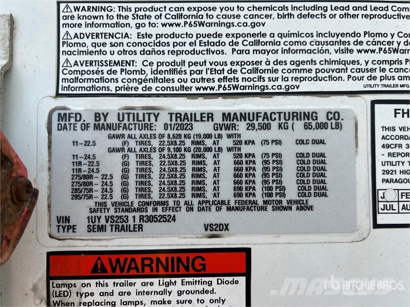 Utility 4000D-X Прицепы-фургоны