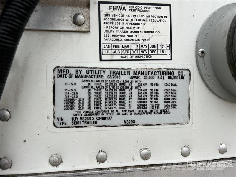 Utility 4000D-X Прицепы-фургоны