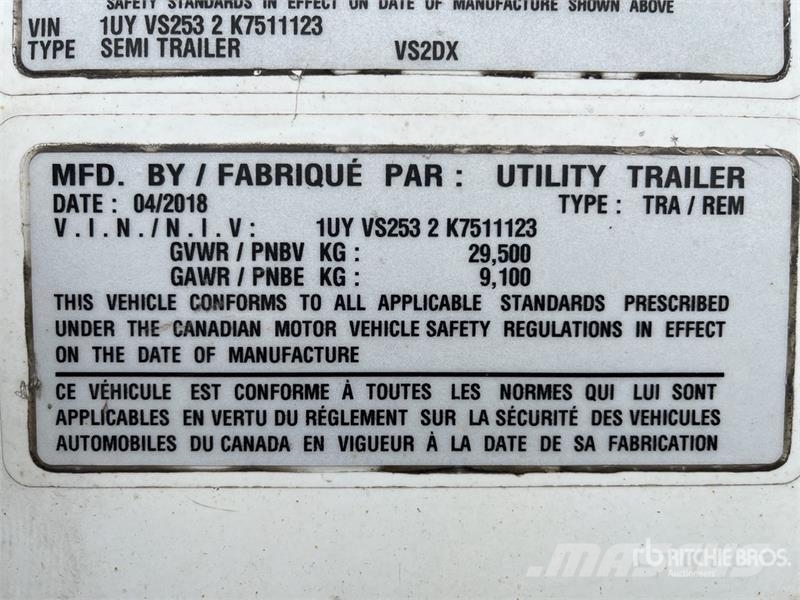 Utility 4000D-X Gesloten opbouw trailers