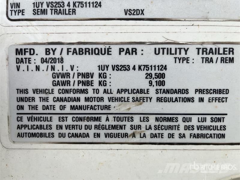 Utility 4000D-X Prikolice zabojniki