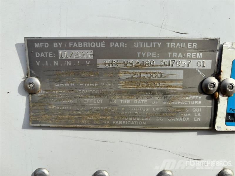 Utility 48 ft x 102 in T/A Refrigerated Trailer Semi-trailer med Kølefunktion