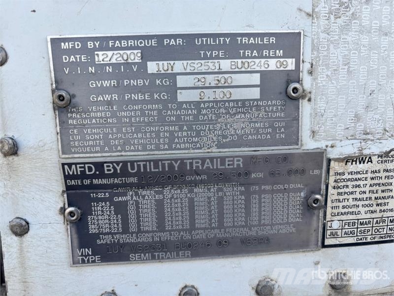 Utility 53 ft x 102 in T/A Refrigerated Trailer Poluprikolice hladnjače