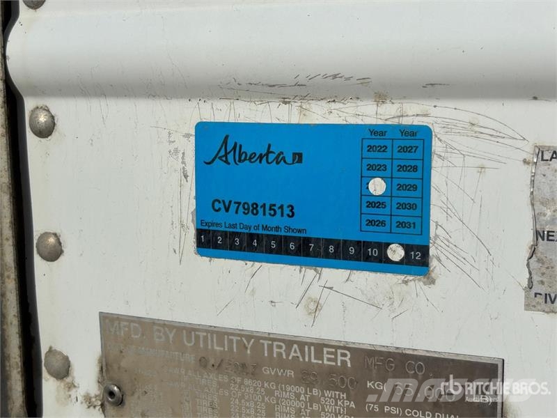 Utility 53 ft x 102 in T/A Refrigerated Trailer Temperature controlled semi-trailers
