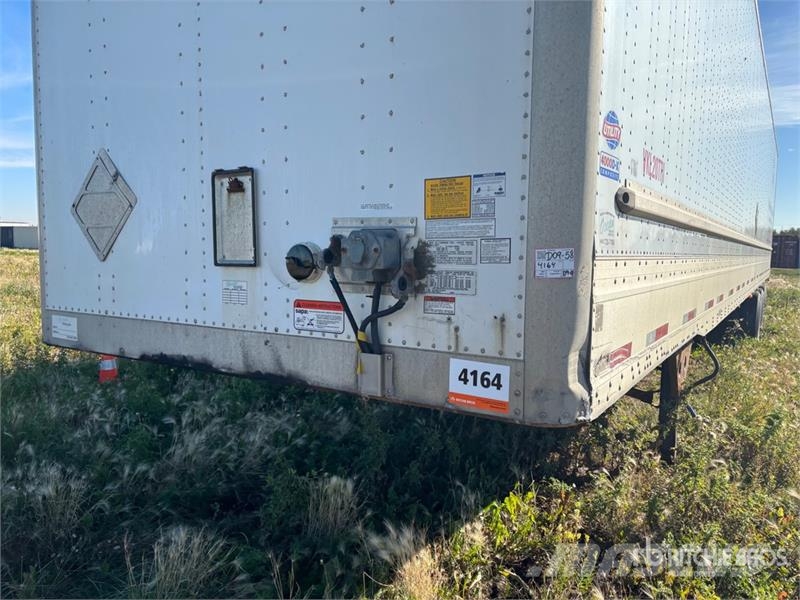 Utility 53 ft x 102 in Tri/A Van Trailer Furgons