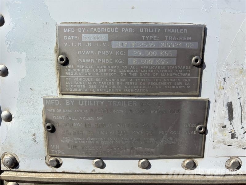 Utility 53 ft x 102 in T/A Refrigerated Trailer Piekabes ar temperatūras kontroli