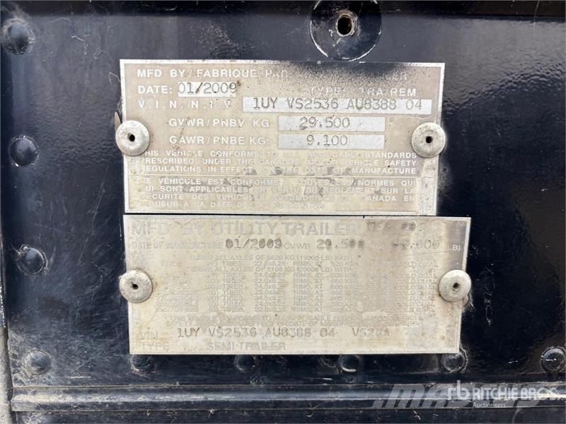 Utility 53 ft x 102 in Tri/A Refrigerated Trailer (Inopera 保温半挂车