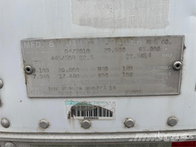 Utility 53 ft x 102 in T/A Refrigerated Trailer Kühlauflieger