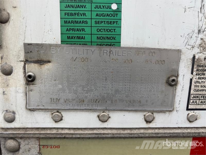 Utility 53 ft x 102 in T/A Refrigerated Trailer Poluprikolice hladnjače