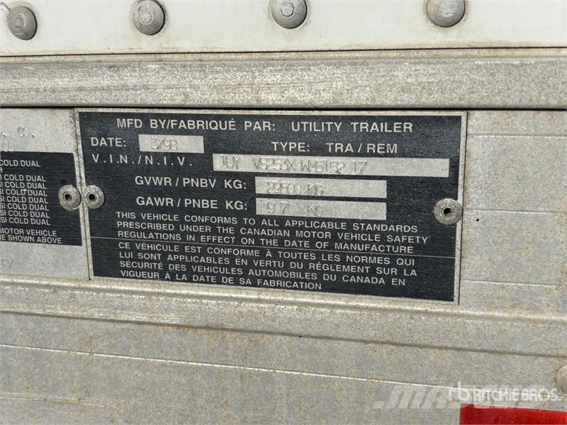 Utility 53 ft x 102 in T/A Refrigerated Trailer Semirimorchi a temperatura controllata