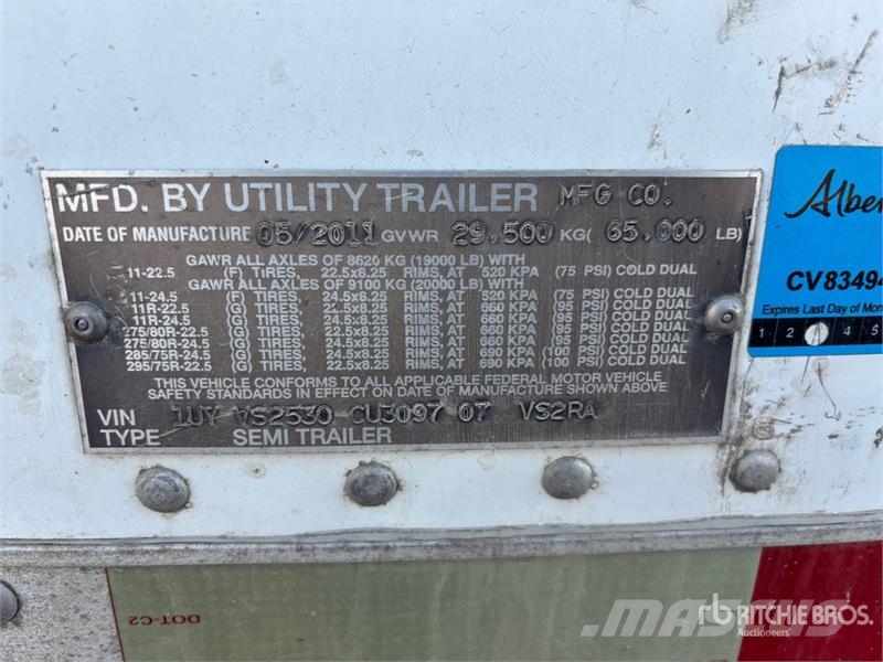 Utility 53 ft x 102 in T/A Refrigerated Trailer Poluprikolice hladnjače