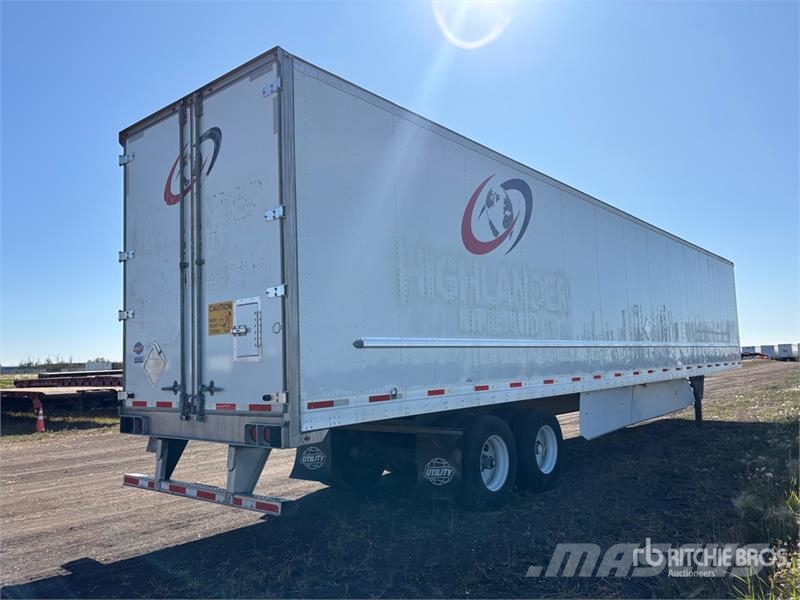 Utility 53 ft x 102 in T/A Van Trailer Dobozos pótkocsik