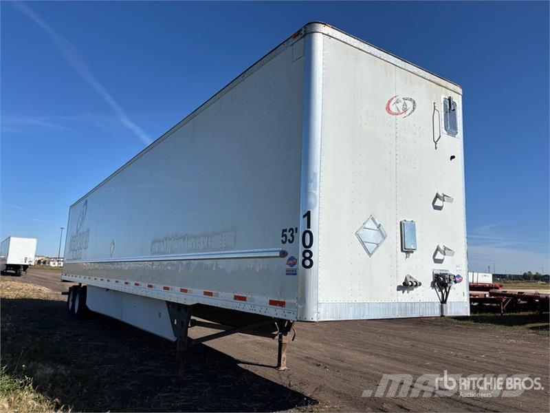 Utility 53 ft x 102 in T/A Van Trailer Dobozos pótkocsik
