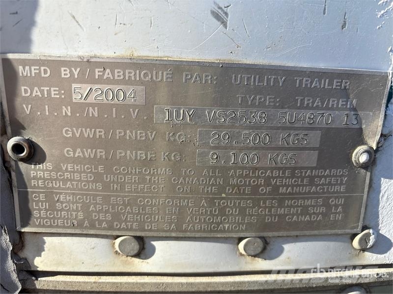 Utility 53 ft x 102 in Tri/A Refrigerated Trailer Koel-vries opleggers