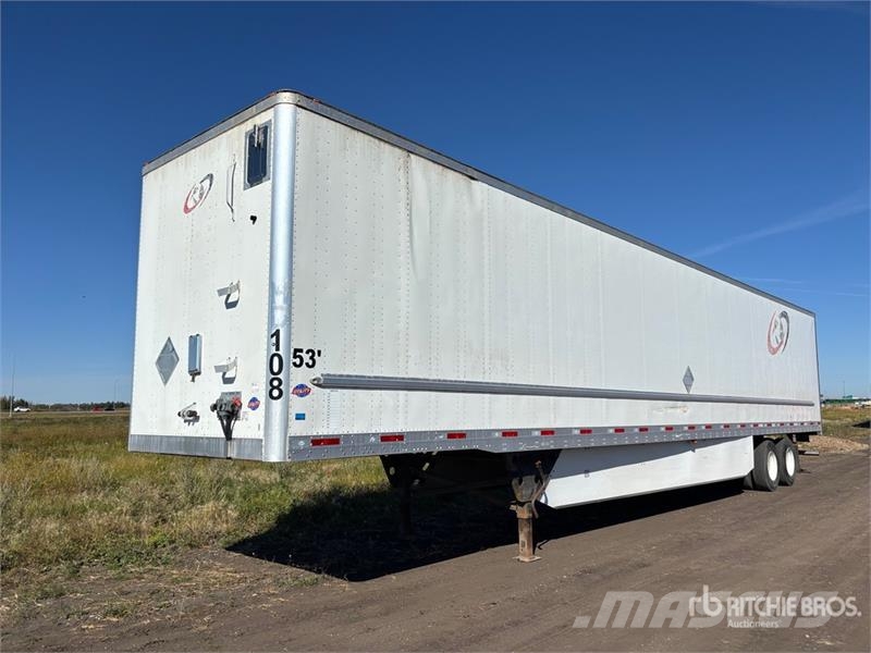 Utility 53 ft x 102 in T/A Van Trailer Dobozos pótkocsik