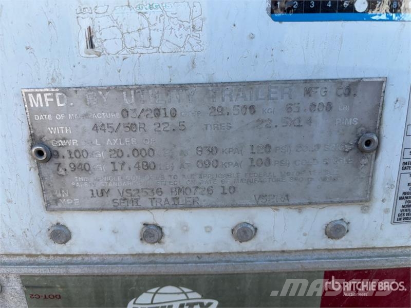 Utility 53 ft x 102 in T/A Refrigerated Trailer Frysetrailer Semi