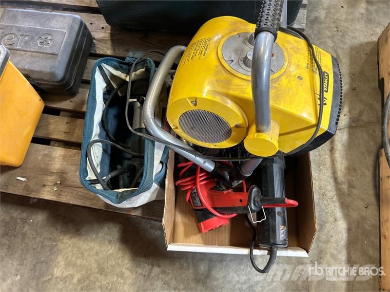Utility Heater, Corded Drill, Router & Grinder Andre komponenter