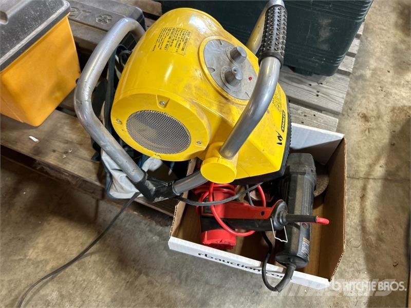 Utility Heater, Corded Drill, Router & Grinder Andre komponenter