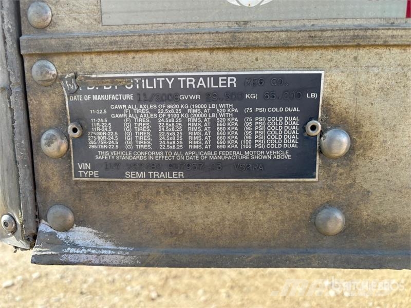 Utility VS2R 53 ft x 102 in T/A Refrigerated Trailer Semi-trailer med Kølefunktion