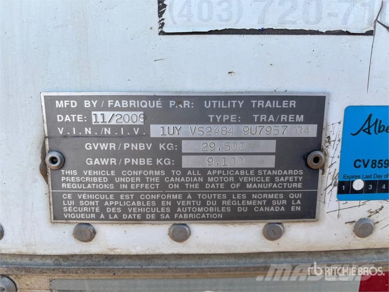 Utility VS2RA 48 ft x 102 in T/A Refrigerated Trailer Semi-trailer med Kølefunktion