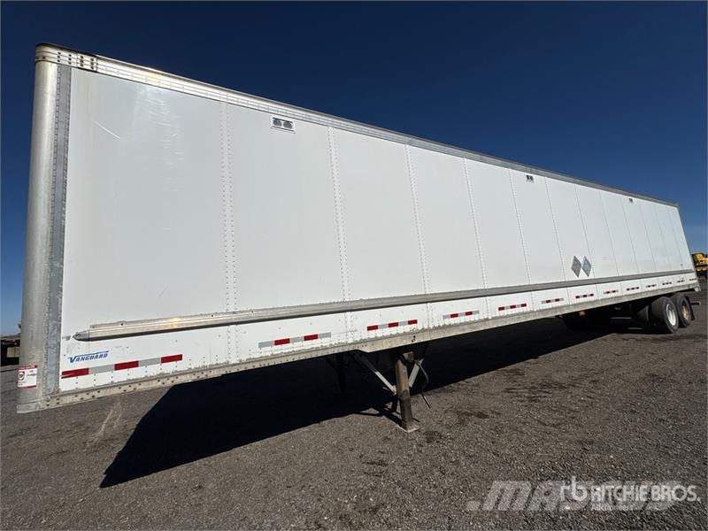 Vanguard 53 ft T/A Van Trailer Furgons