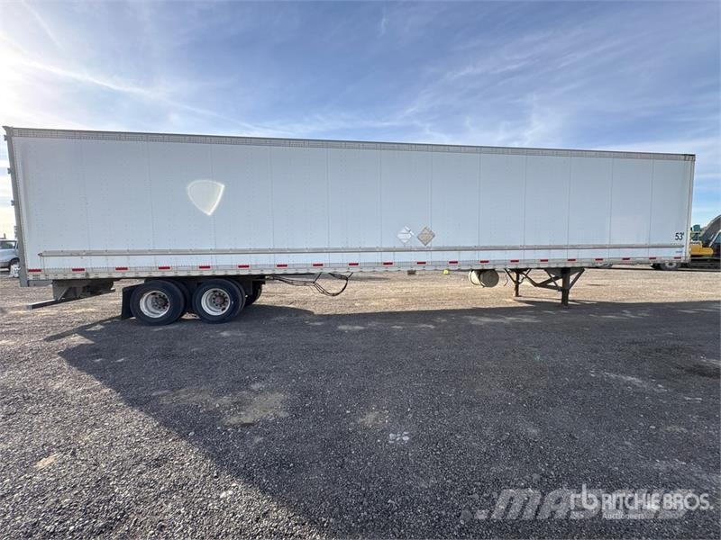 Vanguard 53 ft x 102 in T/A Van Trailer Skappåbygg