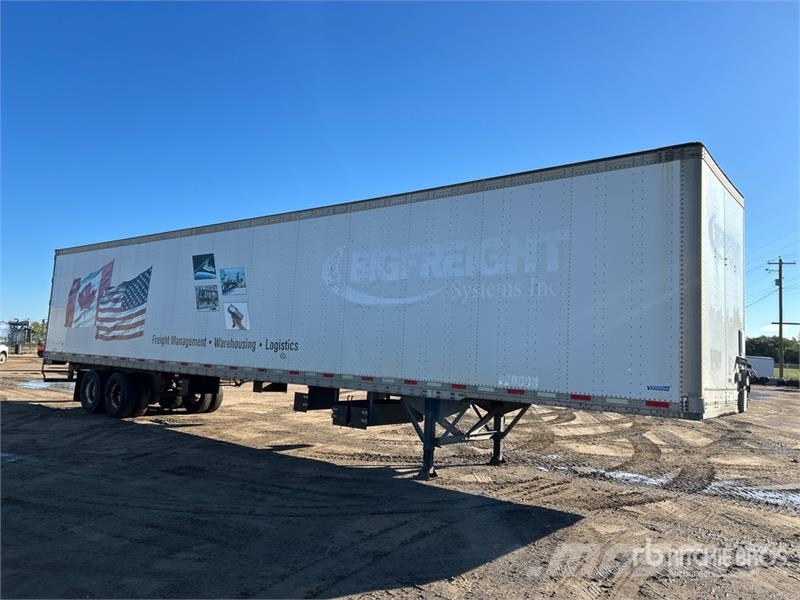 Vanguard 53 ft x 102 in T/A Van Trailer Sanduk prikolice