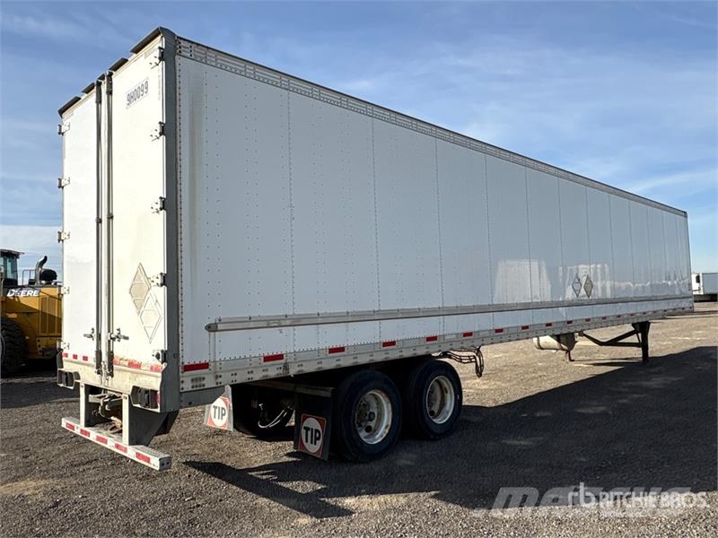 Vanguard 53 ft x 102 in T/A Van Trailer Skappåbygg