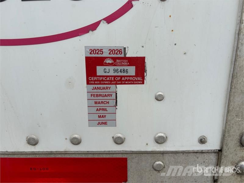 Vanguard 53 ft x 102 in T/A Van Trailer Cajas de remolque