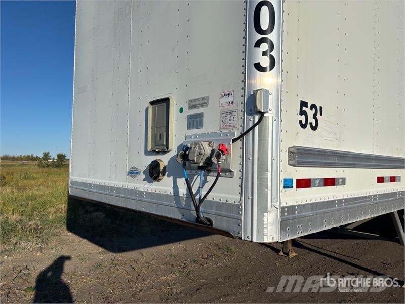 Vanguard 53 ft x 102 in T/A Van Trailer Fast kasse