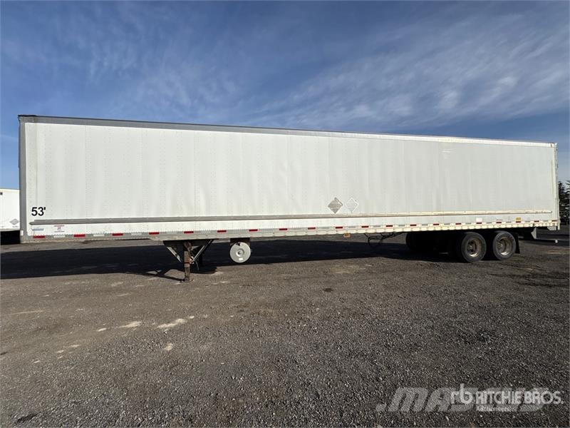 Vanguard 53 ft x 102 in T/A Van Trailer Skappåbygg