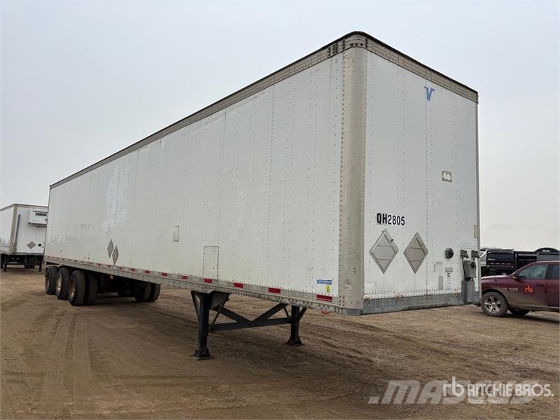 Vanguard 53 ft x 102 in Tri/A Van Trailer Van Body Trailers