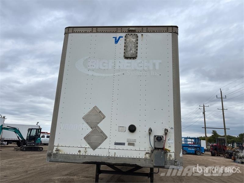 Vanguard 53 ft x 102 in T/A Van Trailer Причепи-фургони