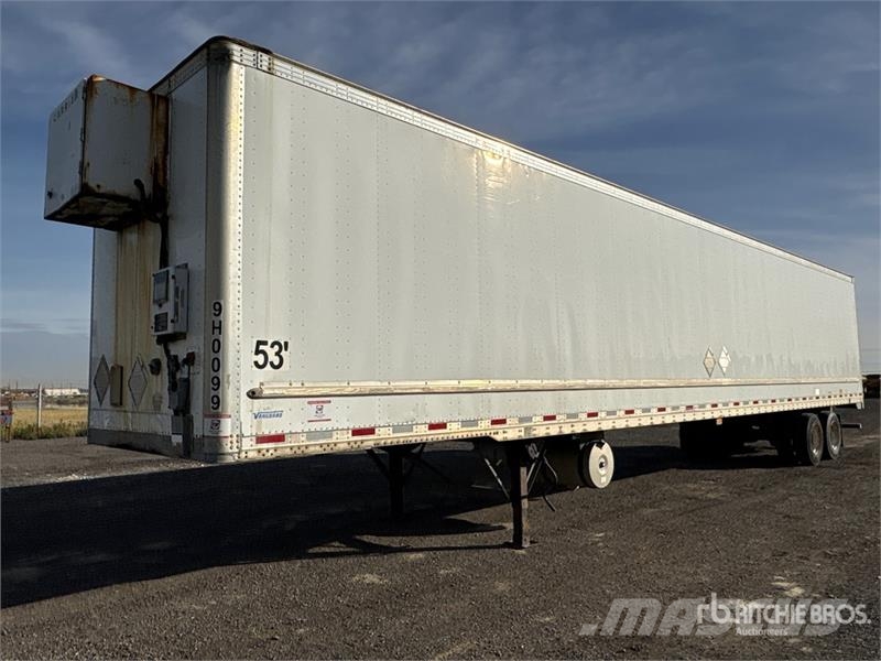 Vanguard 53 ft x 102 in T/A Van Trailer Skappåbygg