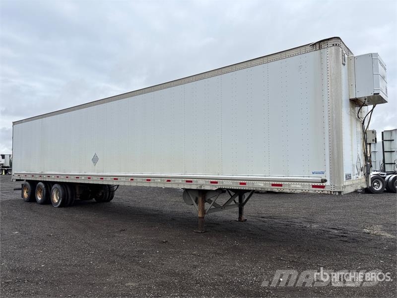 Vanguard 53 ft x 102 in Tri/A Van Trailer Umpikoriperävaunut