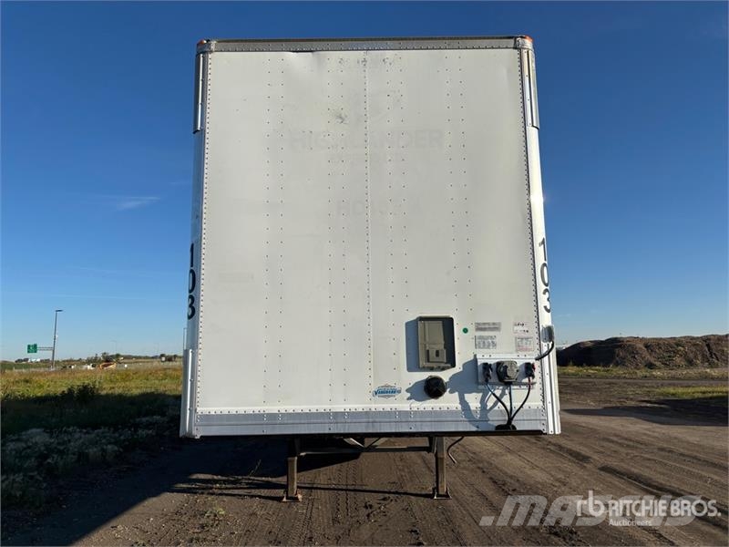 Vanguard 53 ft x 102 in T/A Van Trailer Fast kasse