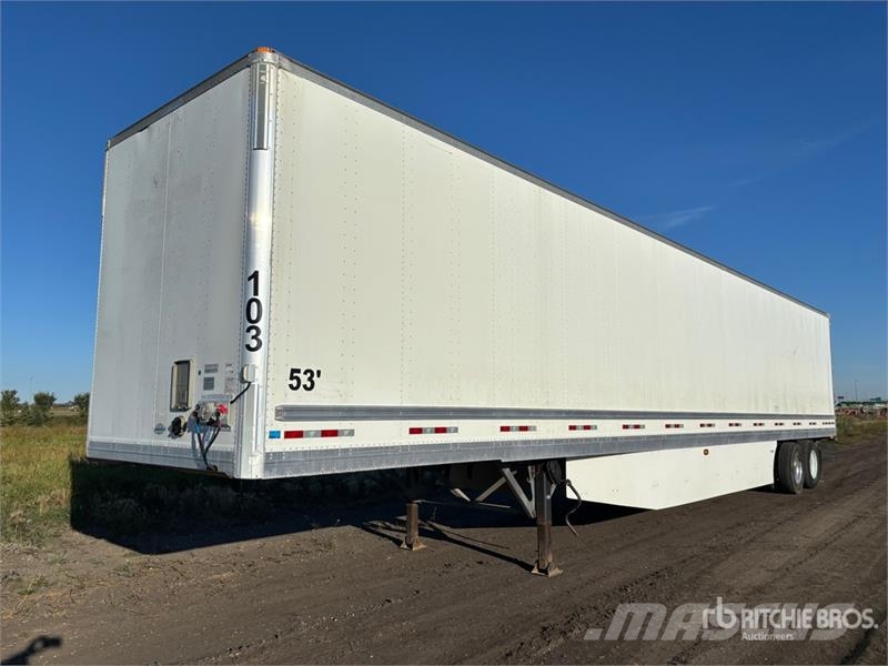Vanguard 53 ft x 102 in T/A Van Trailer Fast kasse
