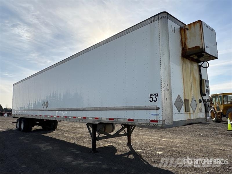 Vanguard 53 ft x 102 in T/A Van Trailer Skappåbygg
