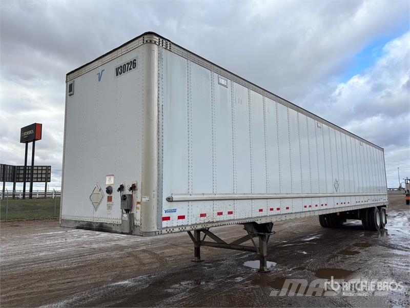 Vanguard 53 ft x 102 in T/A Van Trailer Dobozos pótkocsik