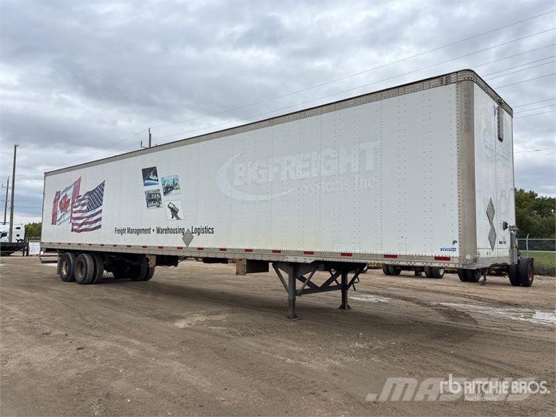 Vanguard 53 ft x 102 in T/A Van Trailer Причепи-фургони