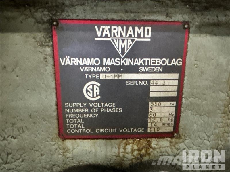 Varnamo U-1MM Milling Machine Sonstige Baumaschinen