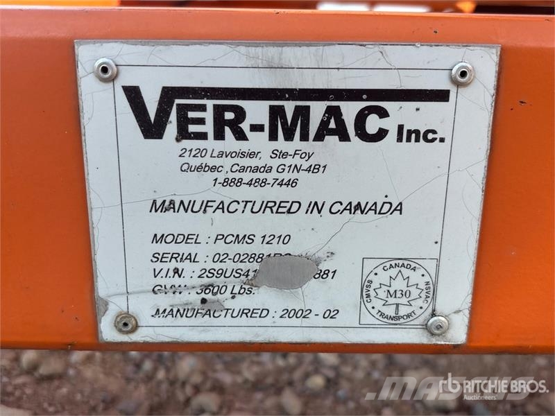 Ver-Mac PCMS 1210 أخرى