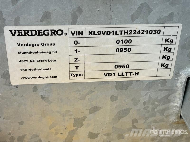 Verdegro HLT-6100 2.4 kW Light Tower Lichtmasten