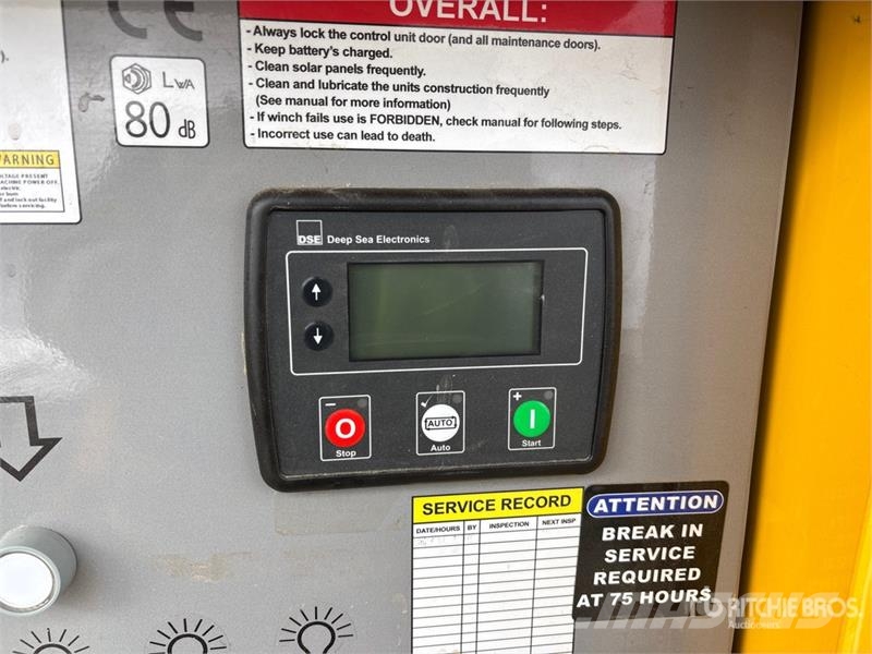 Verdegro HLT-6100 2.4 kW Light Tower Lichtmasten