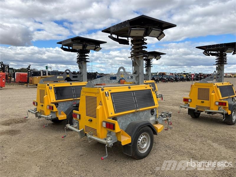 Verdegro HLT-6100 2.4 kW Diesel Hybrid Solar Light Rasvetni stubovi